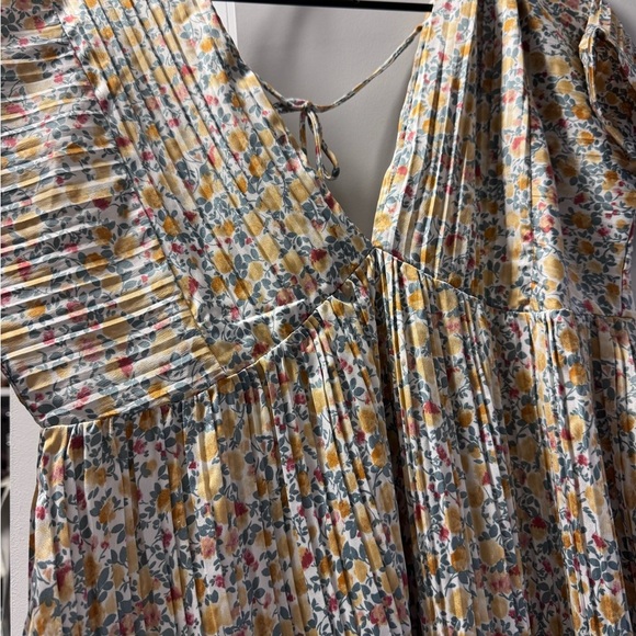 Lulus Express Yourself White Floral Print Satin Babydoll Dress - Picture 6 of 9